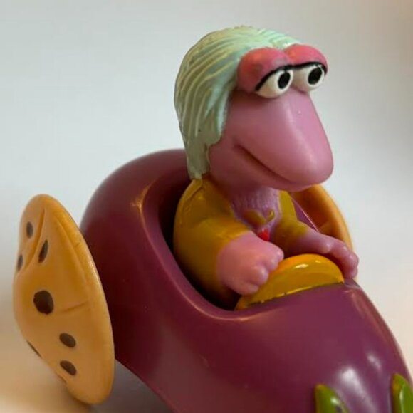 Vintage Happy Meal Toy Fraggle Rock Mokey in Eggplant car - Picture 2 of 3